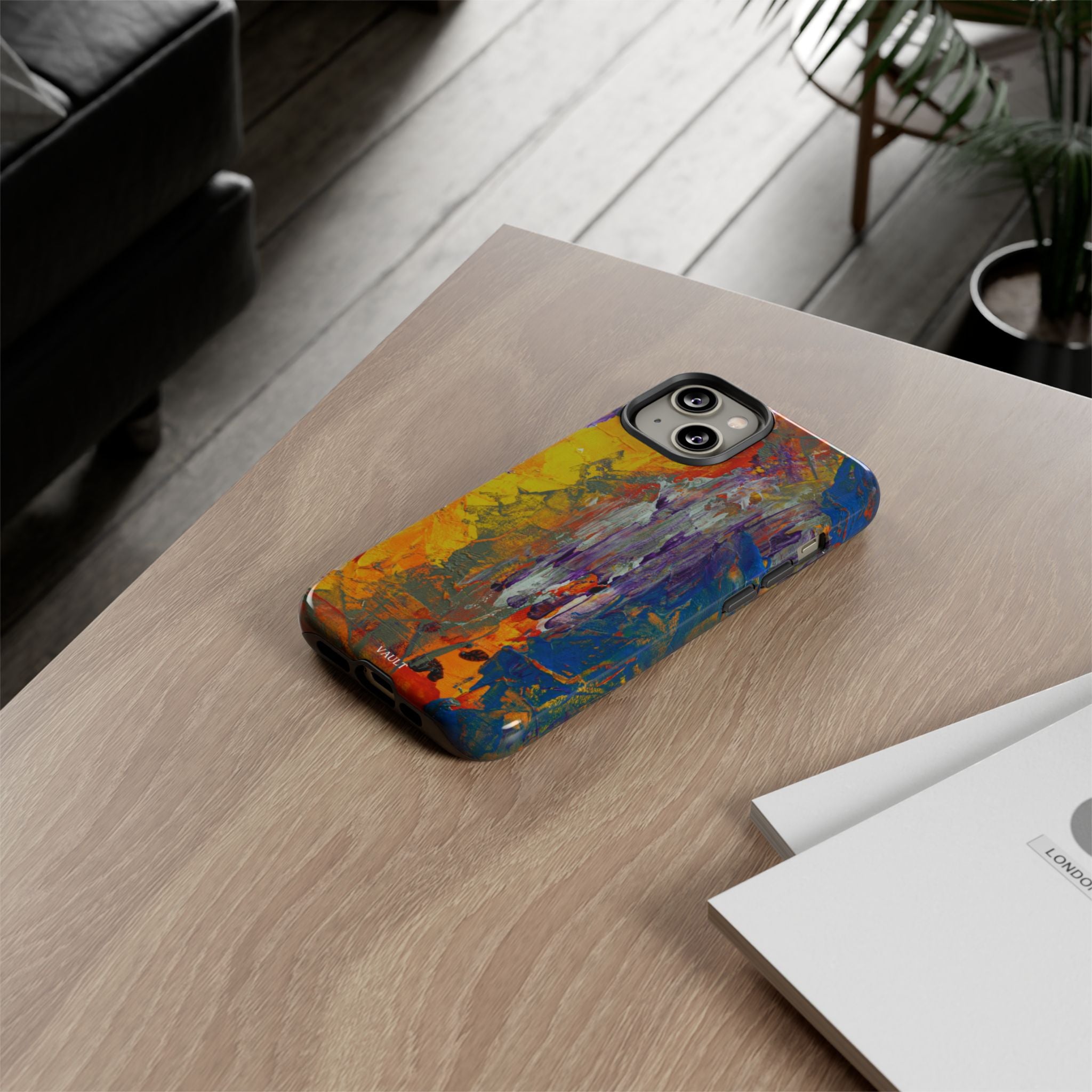 Abstract Color Splash Phone Case — Vibrant Artistic Protective Cover