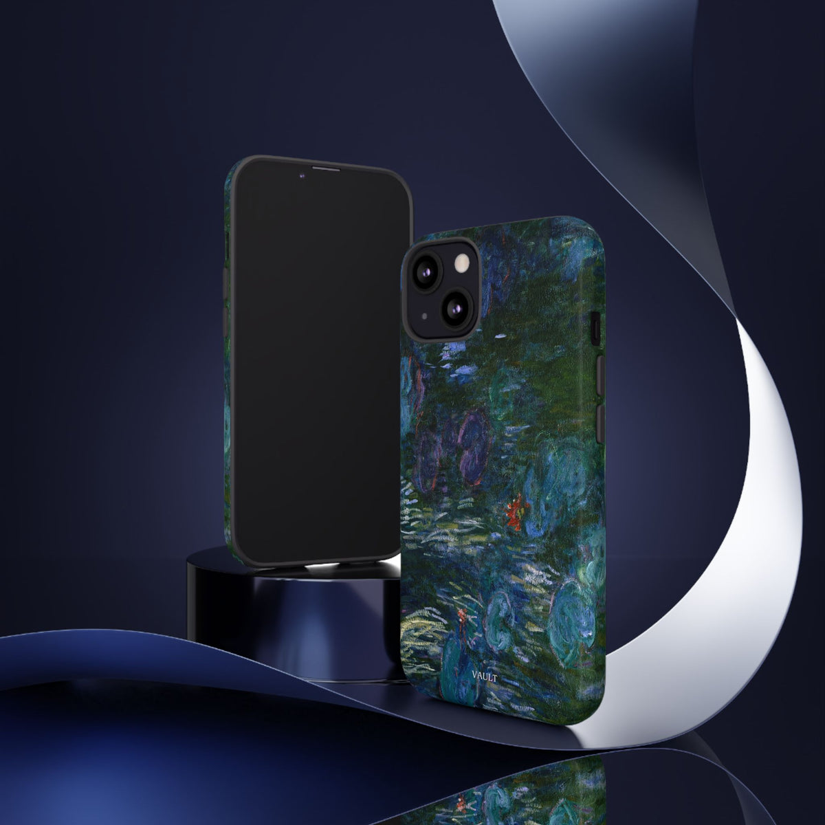 Water Lilies Tough Phone Case — Impressionist Art Protective Cover