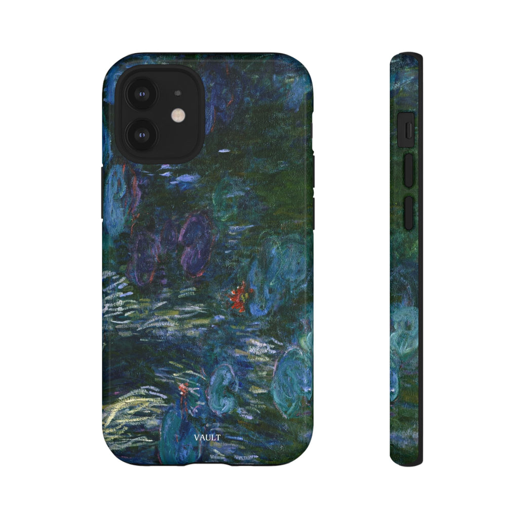 Water Lilies Tough Phone Case — Impressionist Art Protective Cover