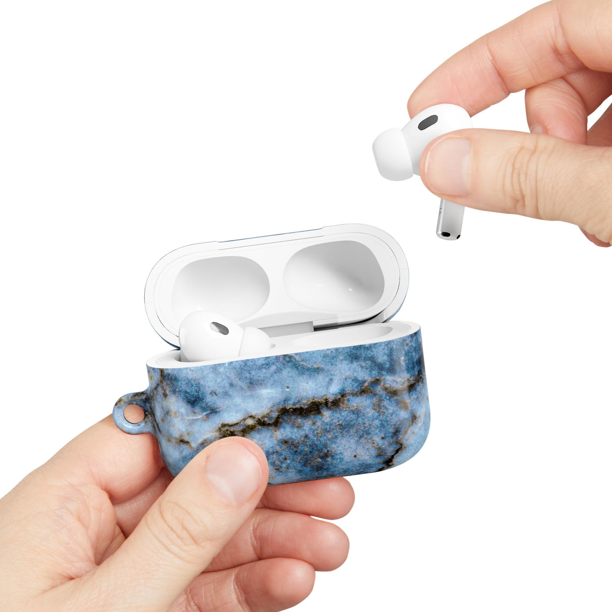 Blue Marble AirPod Case — Protective Decorative Charging Case