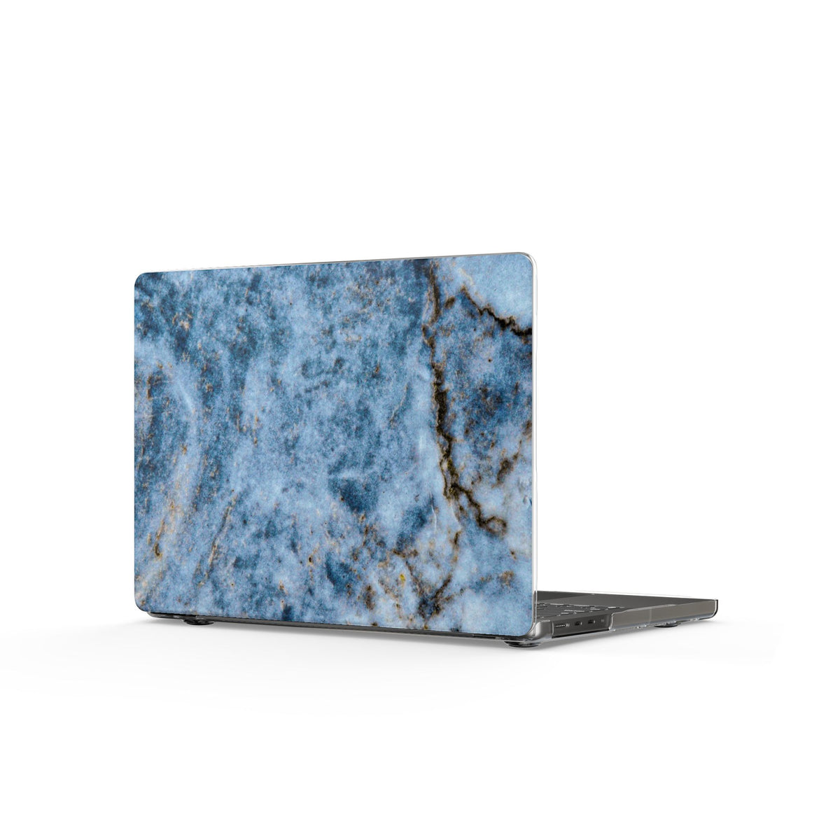 Blue Marble MacBook Case — Clear Hard Shell Laptop Cover