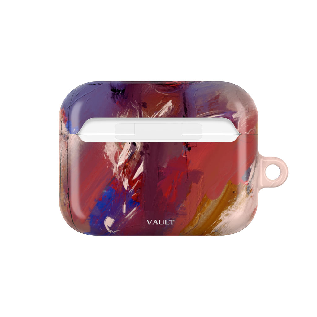 Abstract Paint Splash AirPod Case — Colorful Artistic Protective Cover