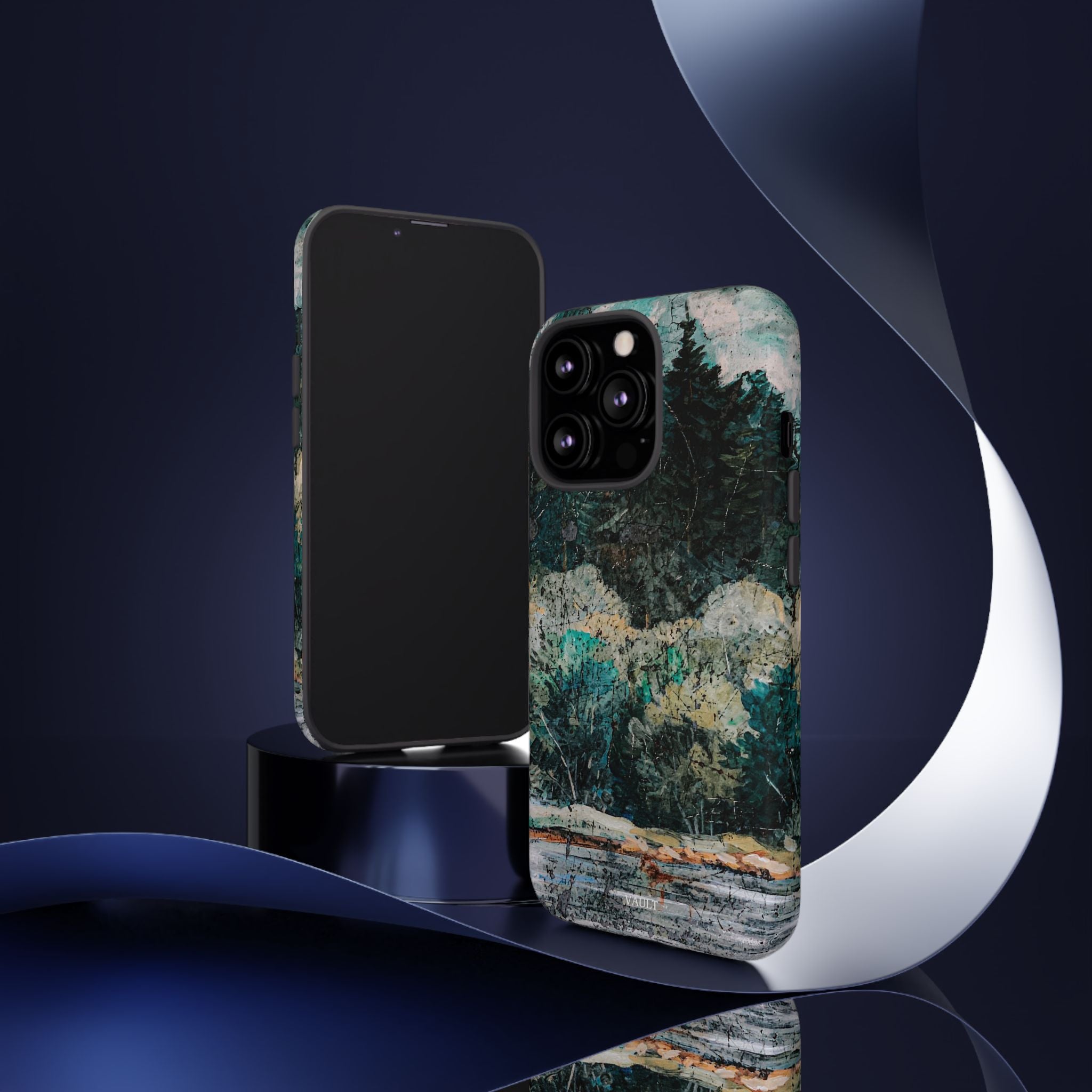 Phone Case - Moody Forest Landscape Protective Tough Case