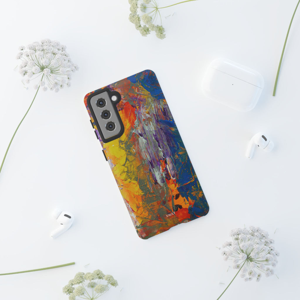 Abstract Color Splash Phone Case — Vibrant Artistic Protective Cover