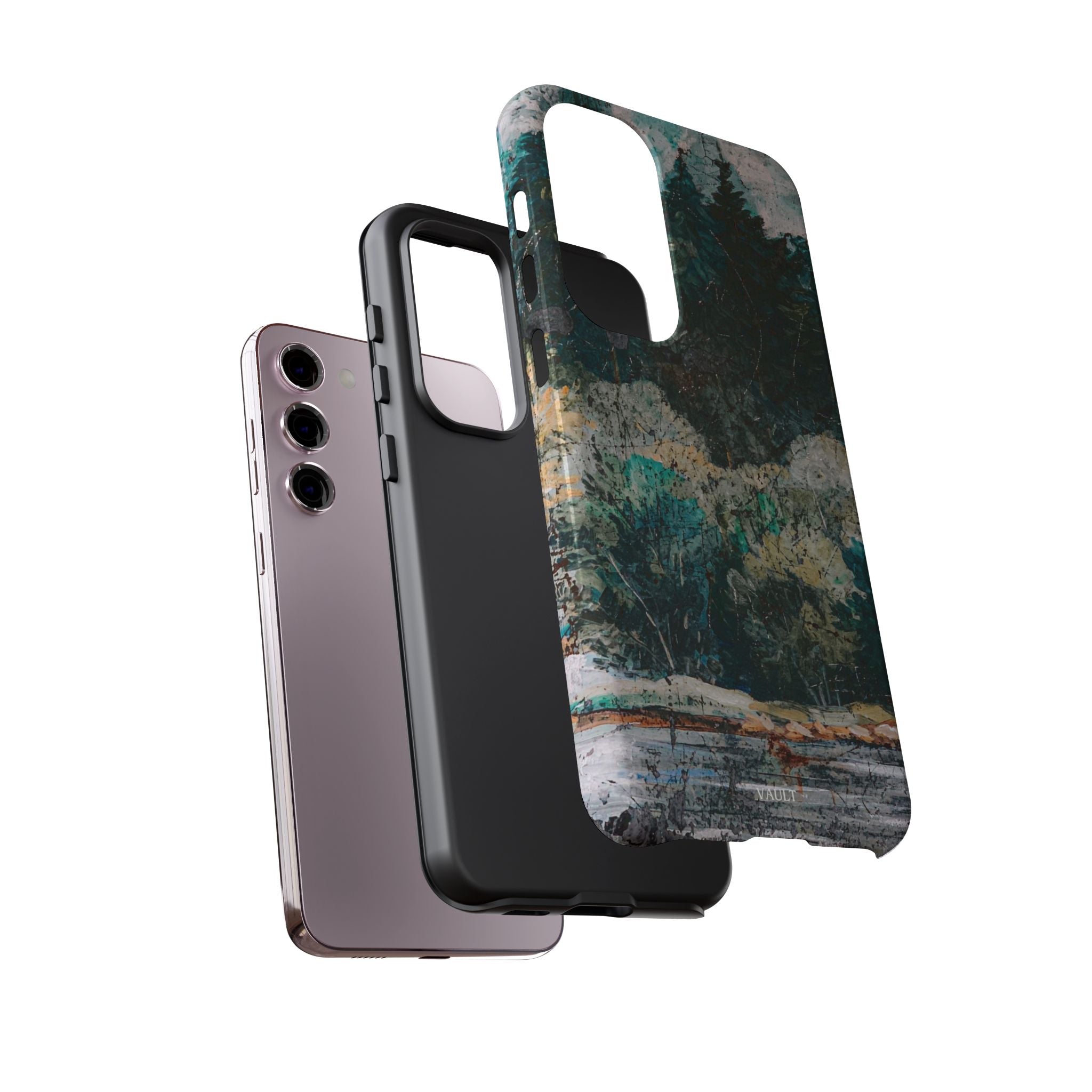 Phone Case - Moody Forest Landscape Protective Tough Case