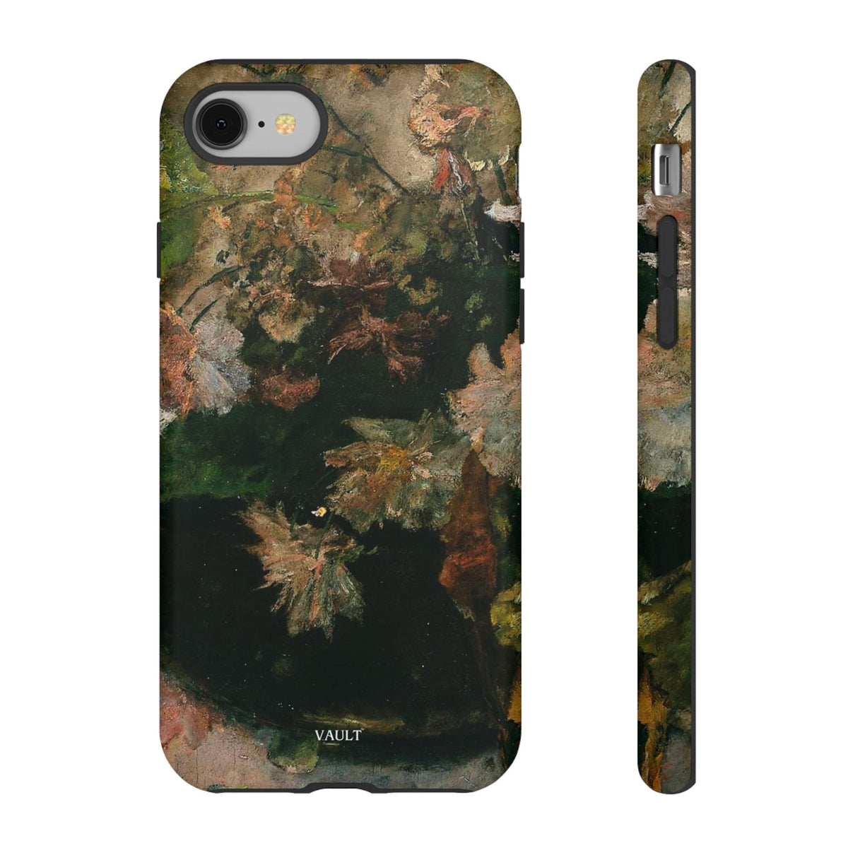 Floral Painterly Tough Phone Case — Vintage Autumn Leaves Phone Cover