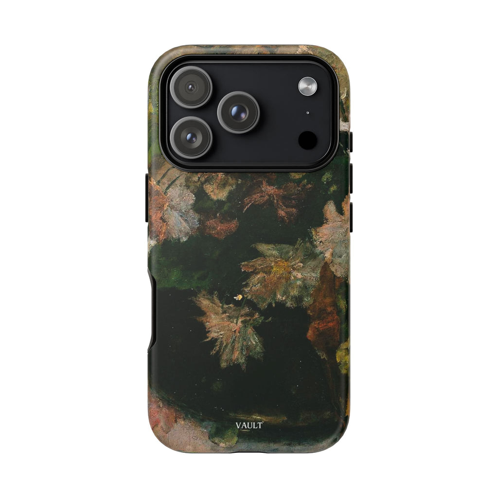 Floral Painterly Tough Phone Case — Vintage Autumn Leaves Phone Cover