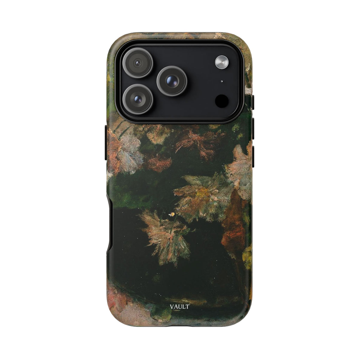 Floral Painterly Tough Phone Case — Vintage Autumn Leaves Phone Cover