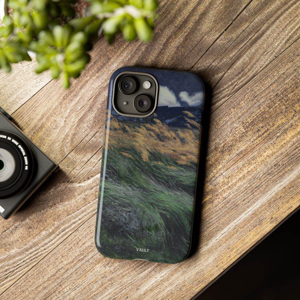 Phone Case — Windblown Coastal Landscape Durable Protective Cover