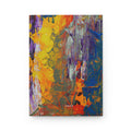 Hardcover Journal — Abstract Color Splash Matte Notebook for Artists & Writers