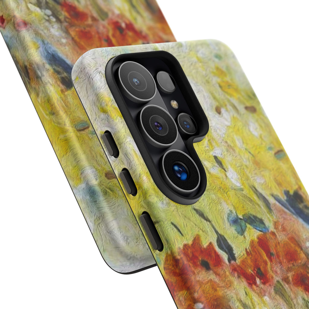 Floral Watercolor Phone Case — Yellow Garden Tough Cases