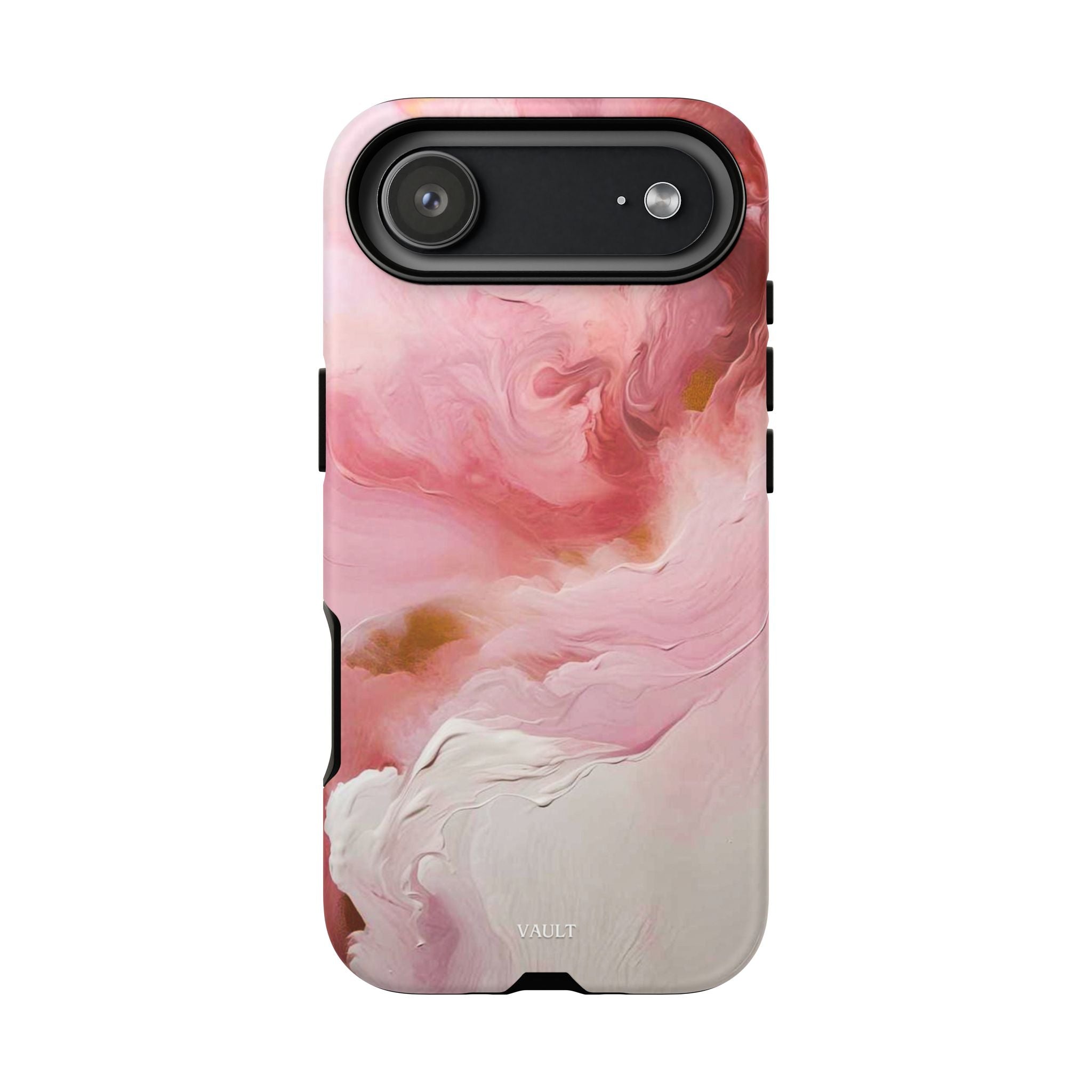Pink Marble Tough Phone Case — Protective Artistic Phone Cover