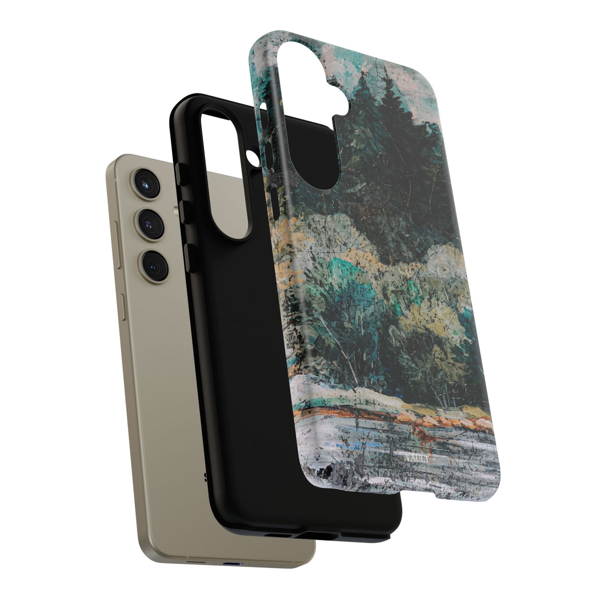 Phone Case - Moody Forest Landscape Protective Tough Case