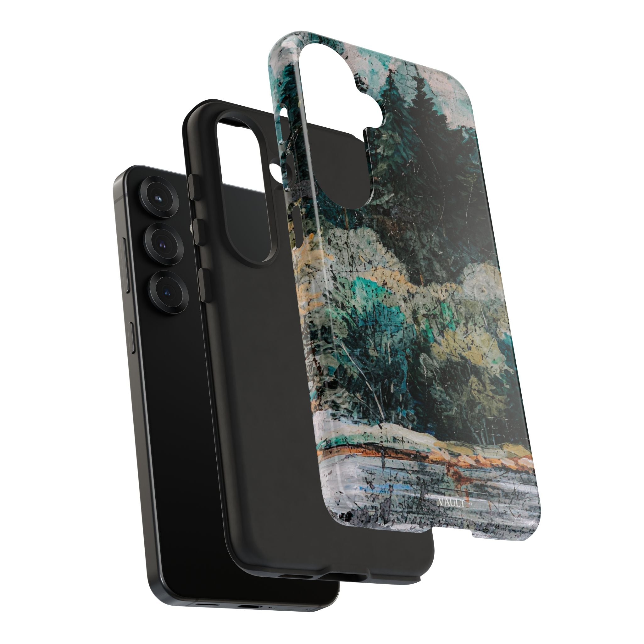Phone Case - Moody Forest Landscape Protective Tough Case