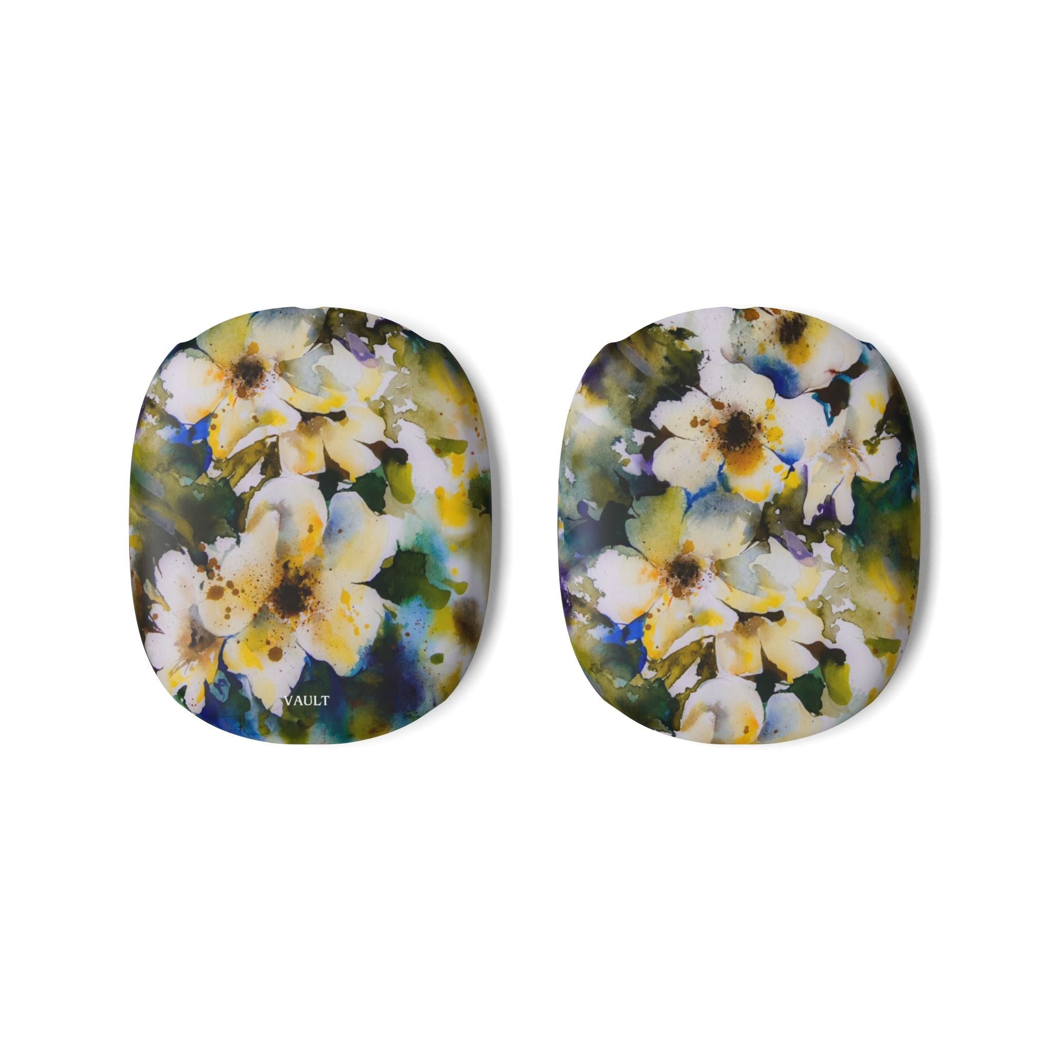 Floral Watercolor AirPod Max Case — Yellow Blossom Protective Skins