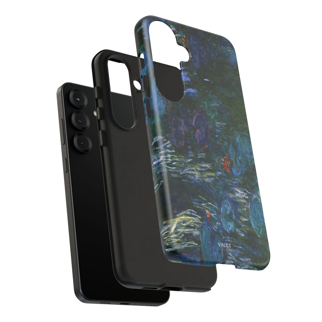 Water Lilies Tough Phone Case — Impressionist Art Protective Cover