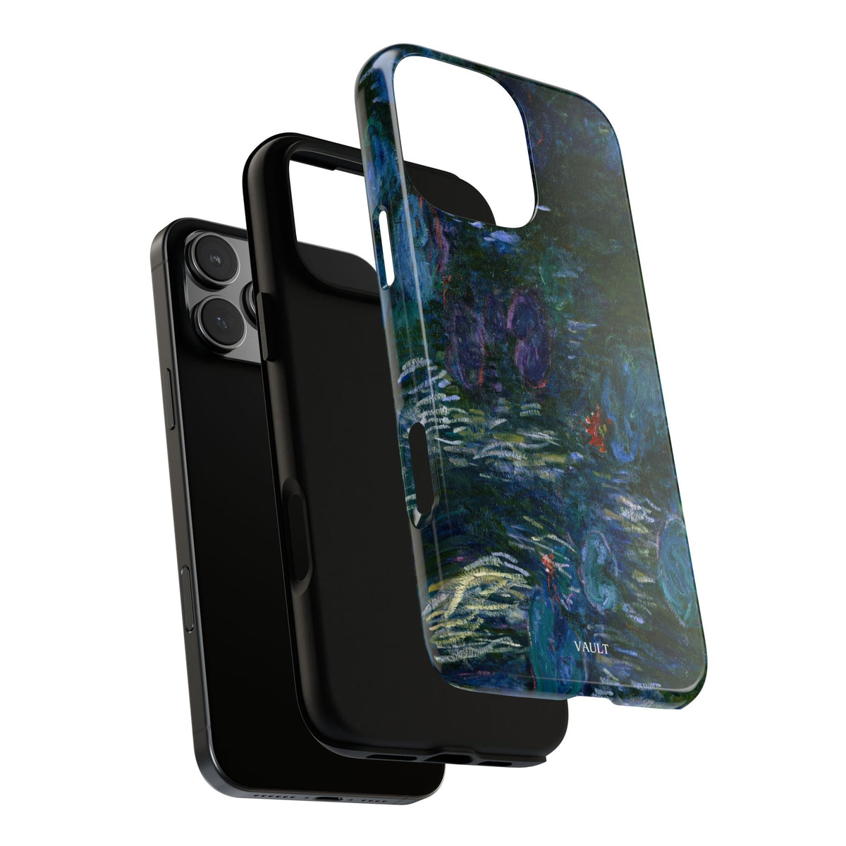 Water Lilies Tough Phone Case — Impressionist Art Protective Cover