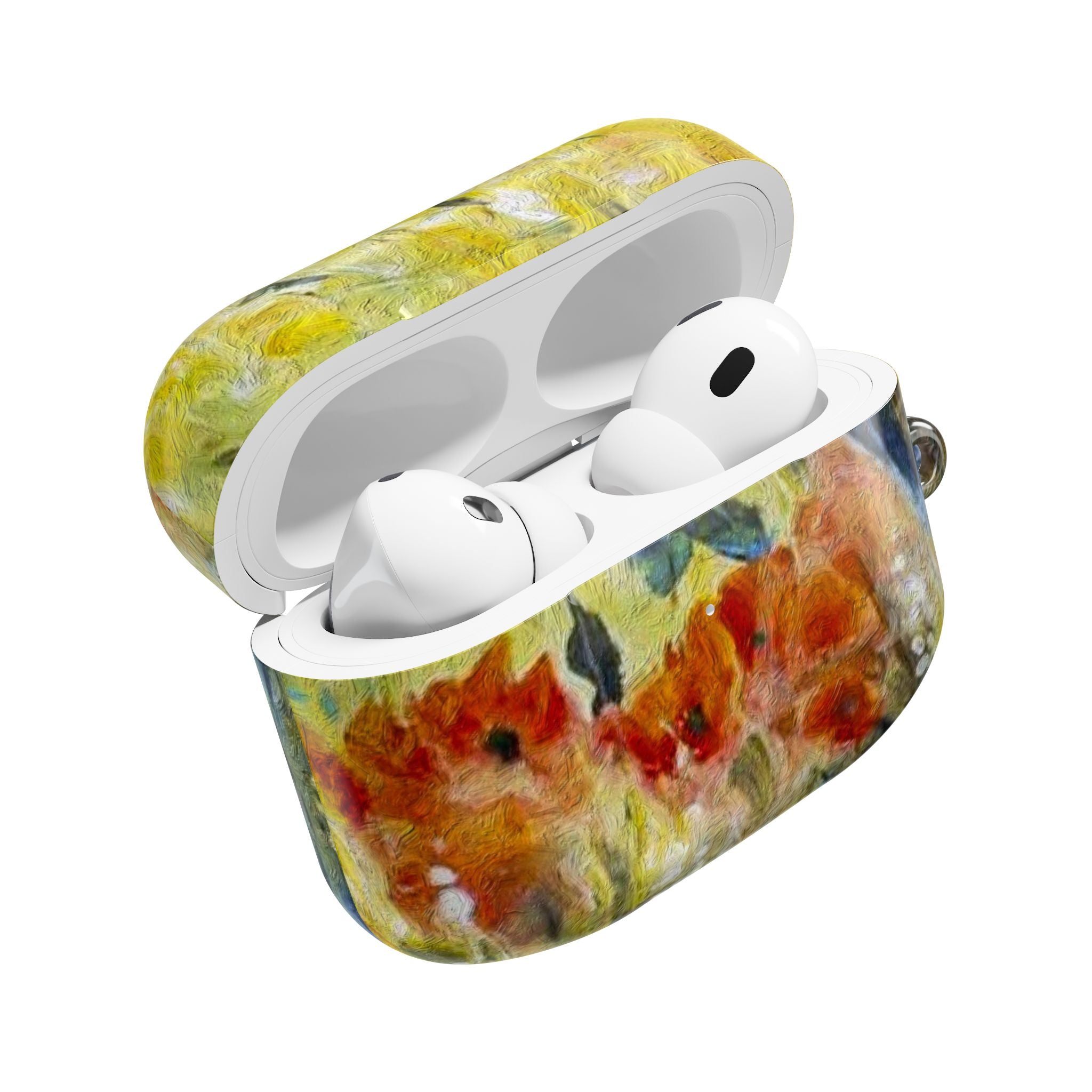 Floral Watercolor AirPod Case — Abstract Garden Protective Cover