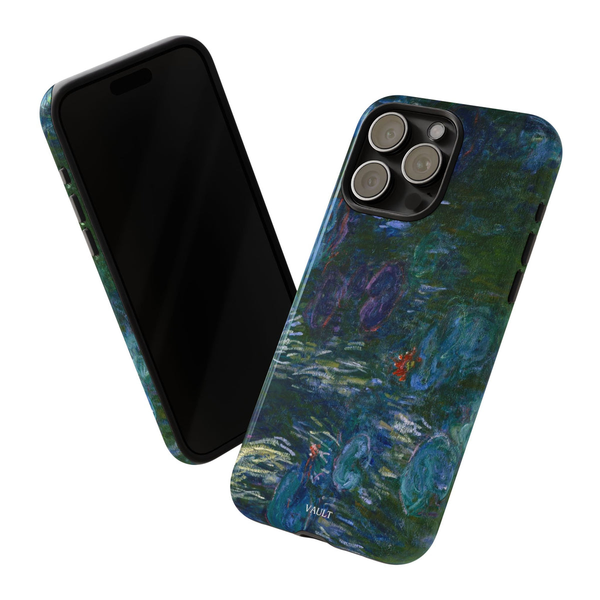 Water Lilies Tough Phone Case — Impressionist Art Protective Cover