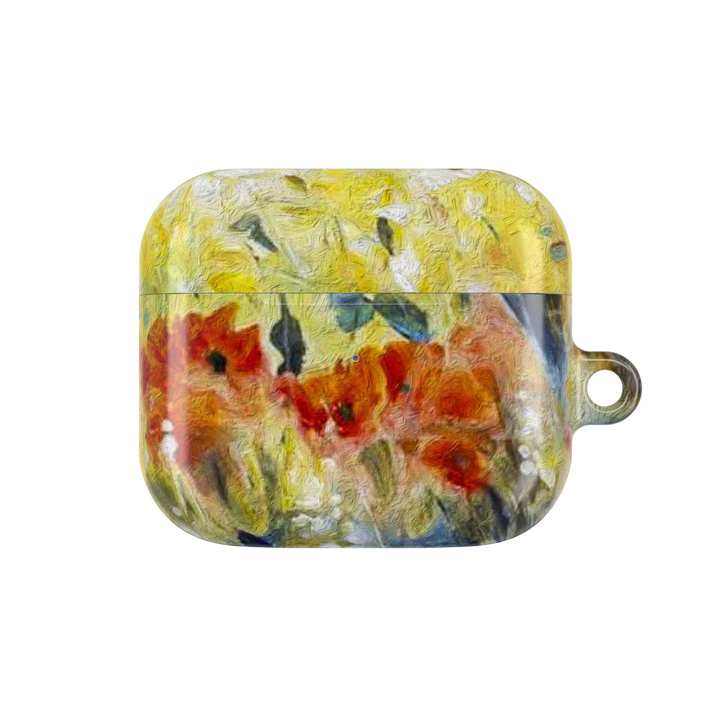 Floral Watercolor AirPod Case — Abstract Garden Protective Cover