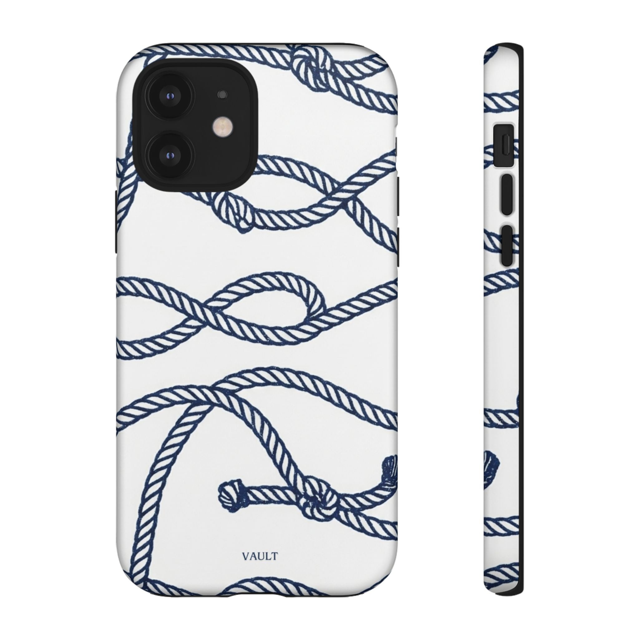 Nautical Rope Tough Case — Protective Phone Cover with Navy Knot Design