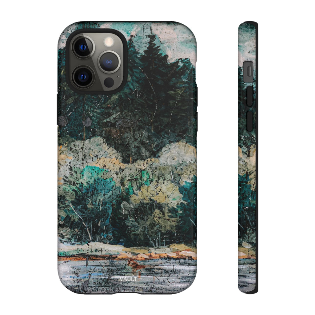 Phone Case - Moody Forest Landscape Protective Tough Case
