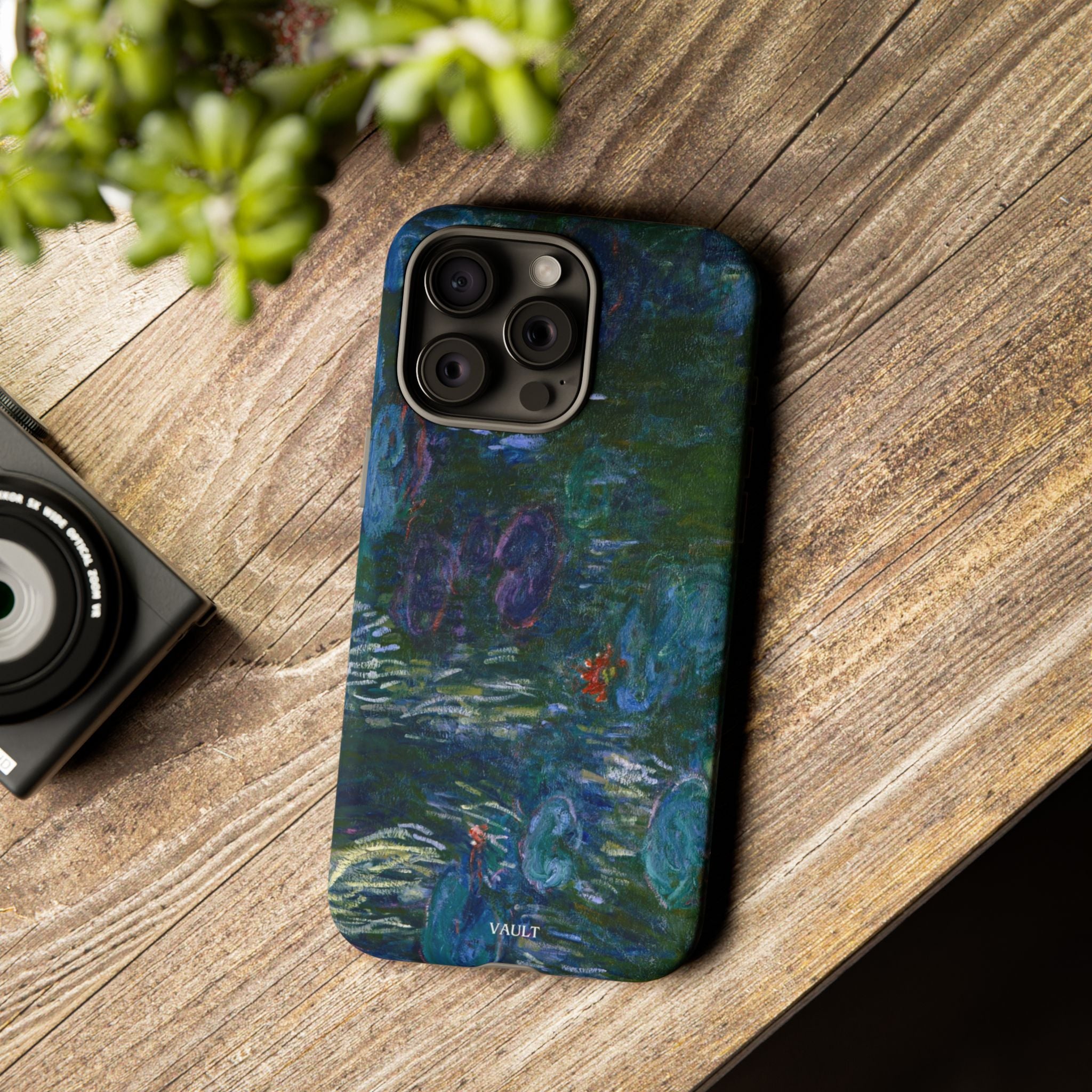 Water Lilies Tough Phone Case — Impressionist Art Protective Cover
