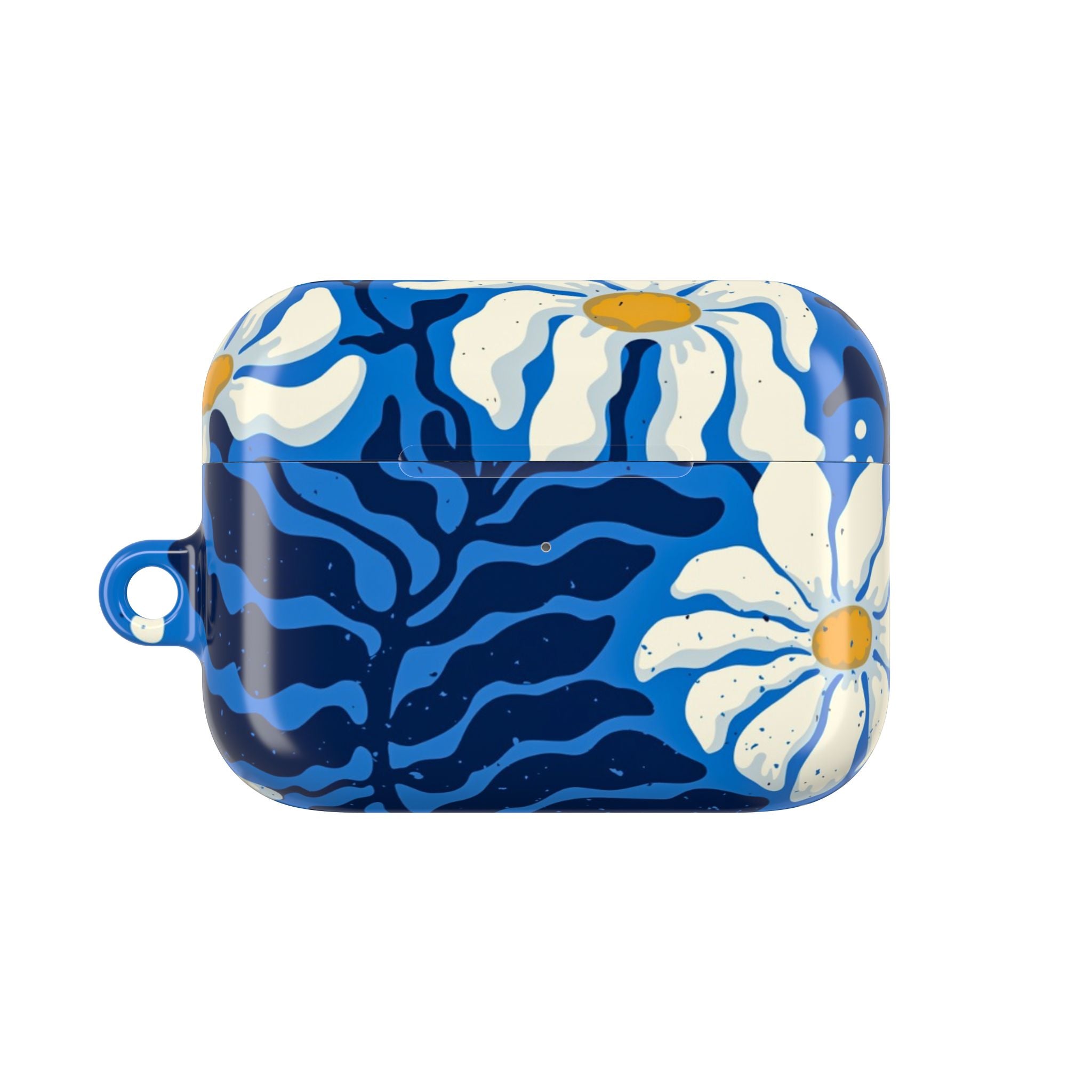 Blue Floral Daisy AirPod Case