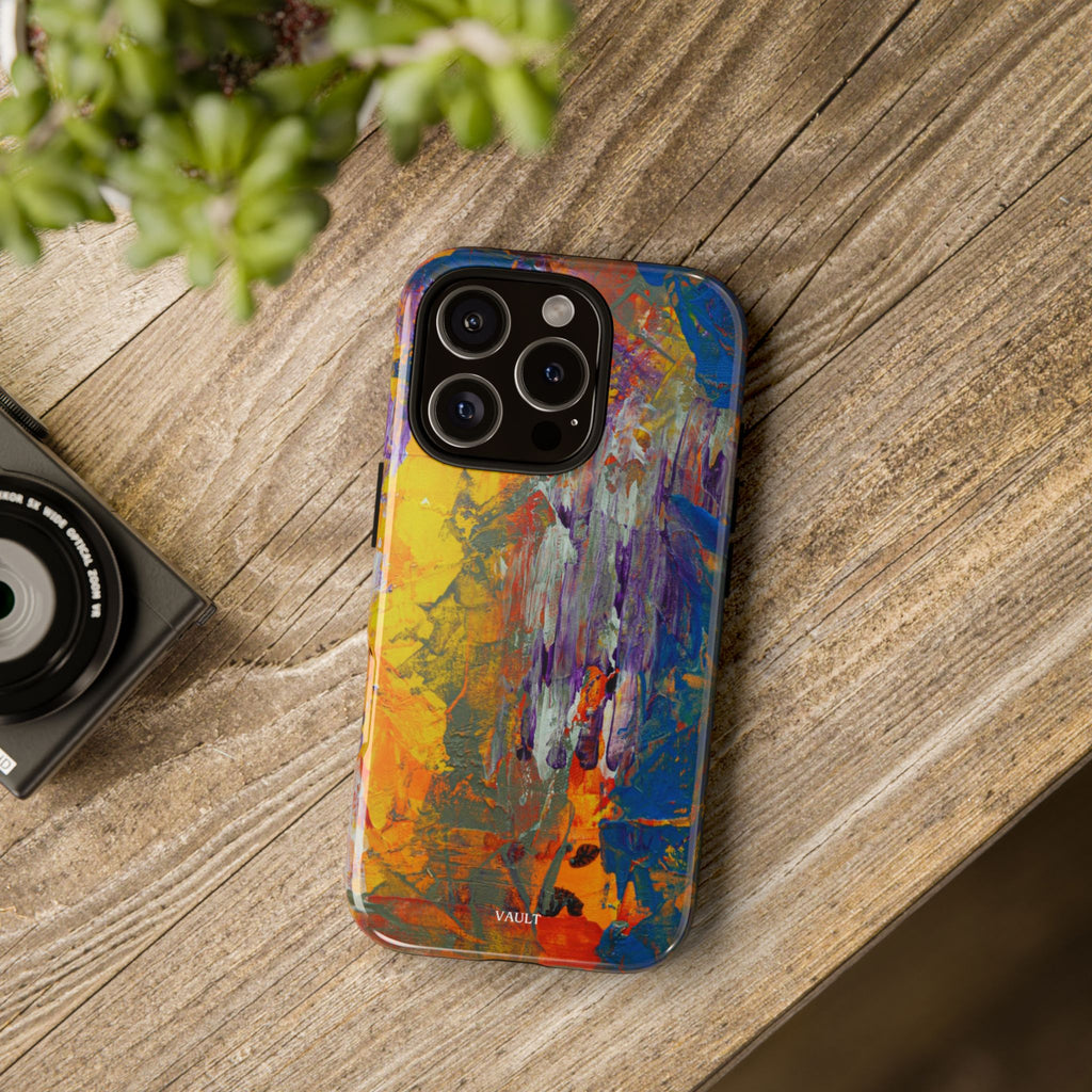 Abstract Color Splash Phone Case — Vibrant Artistic Protective Cover