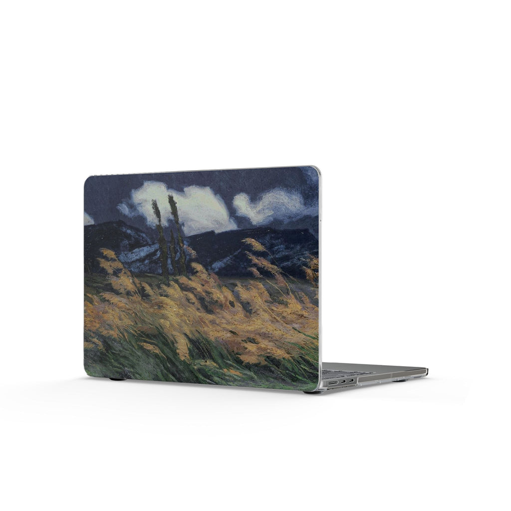 Clear MacBook Case — Moody Landscape Art Protective Cover