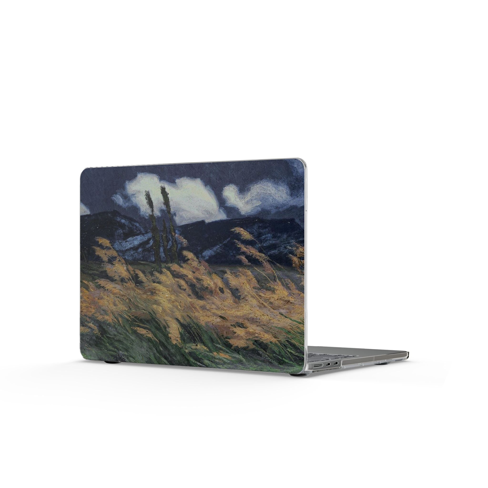 Clear MacBook Case — Moody Landscape Art Protective Cover
