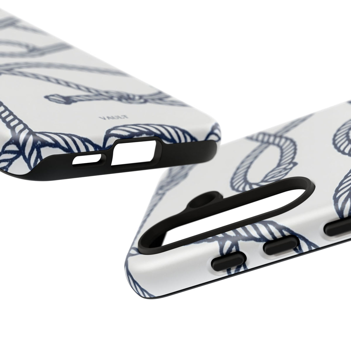 Nautical Rope Tough Case — Protective Phone Cover with Navy Knot Design