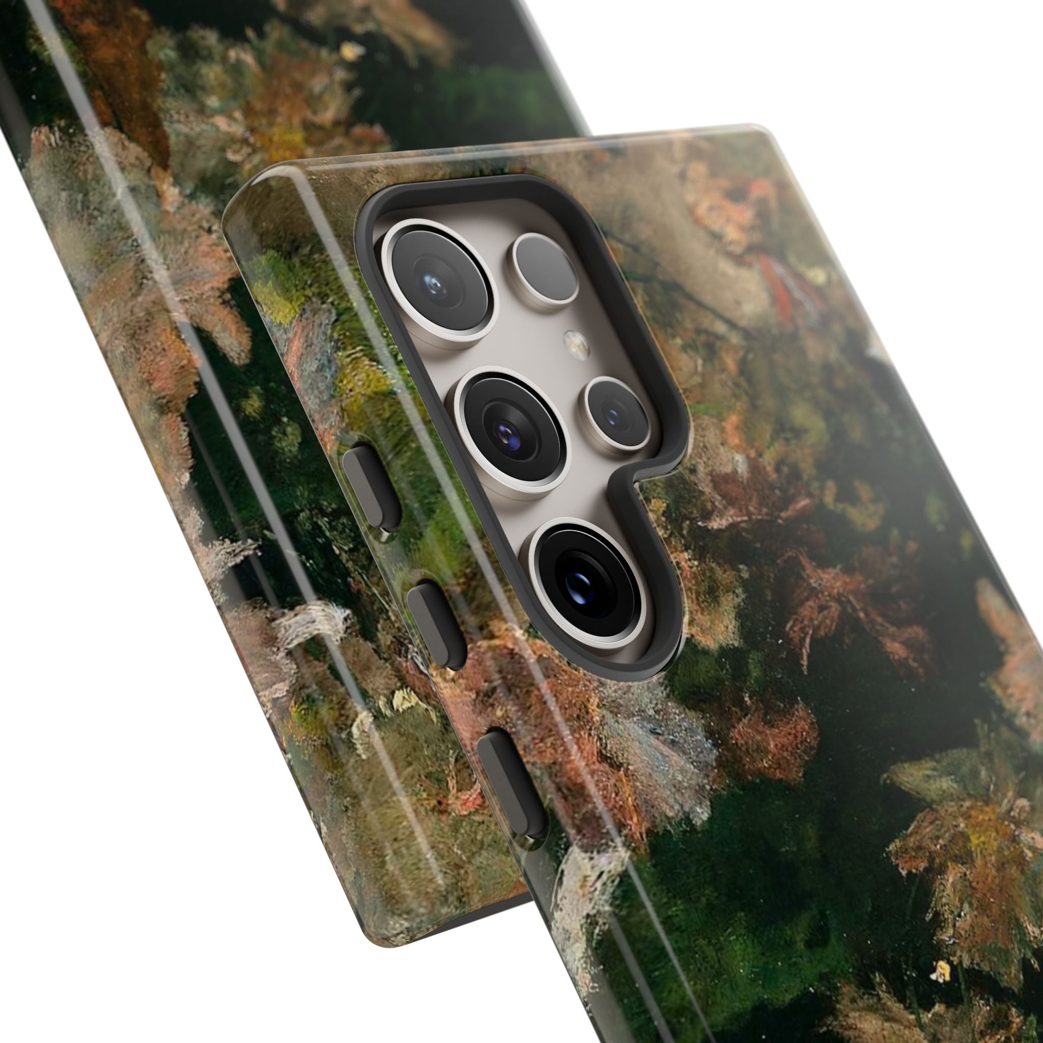 Floral Painterly Tough Phone Case — Vintage Autumn Leaves Phone Cover