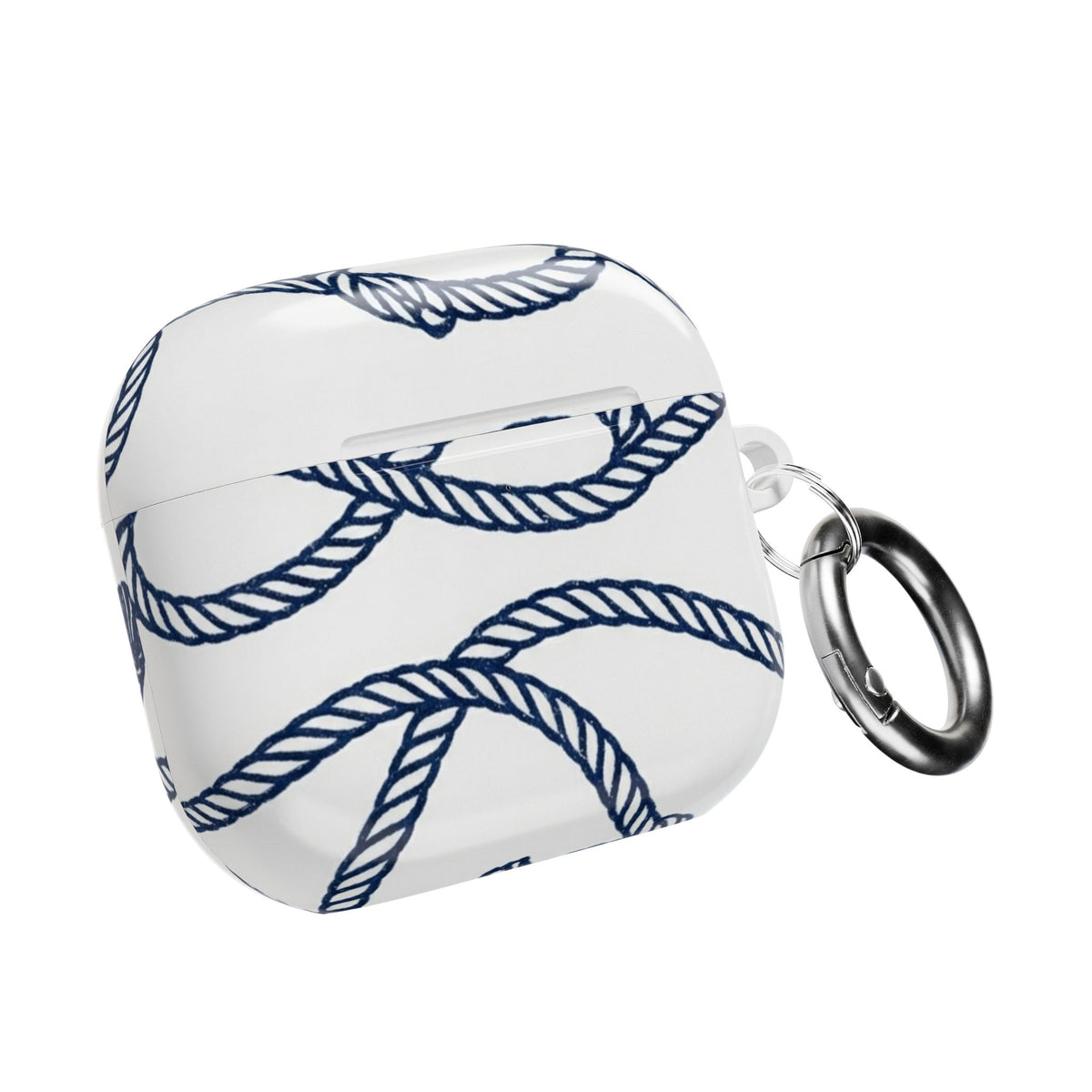 Nautical Rope AirPod Case – Blue Sailor Knot Protective Cover