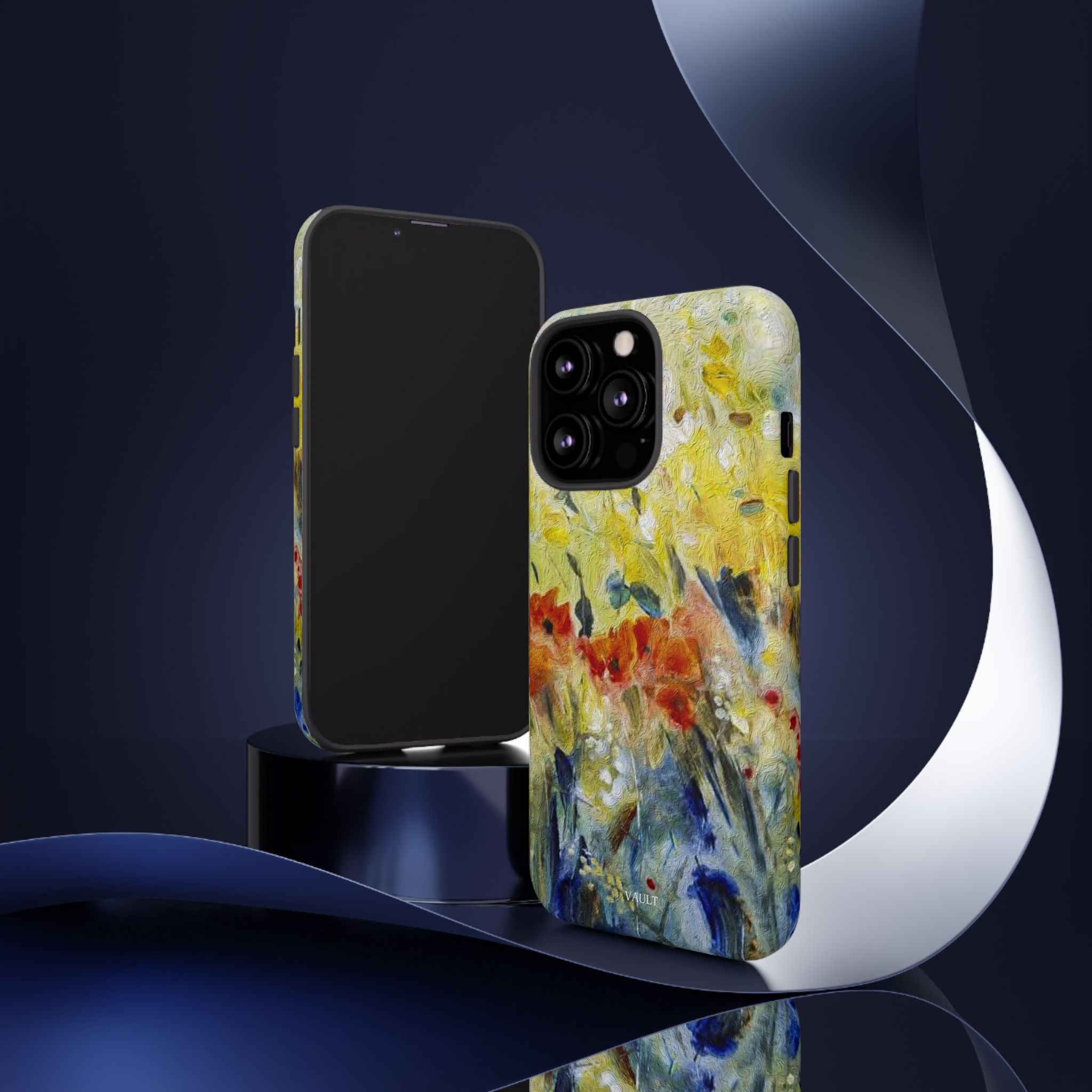 Floral Watercolor Phone Case — Yellow Garden Tough Cases