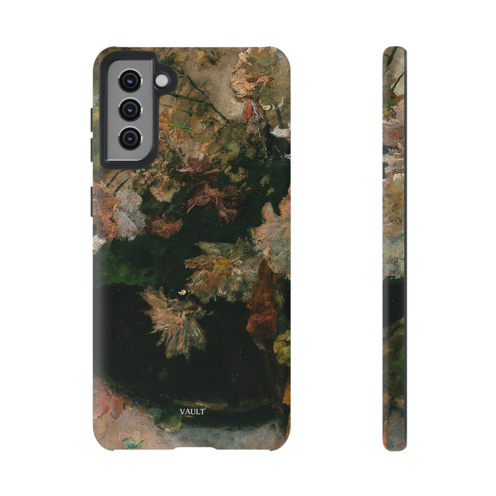Floral Painterly Tough Phone Case — Vintage Autumn Leaves Phone Cover
