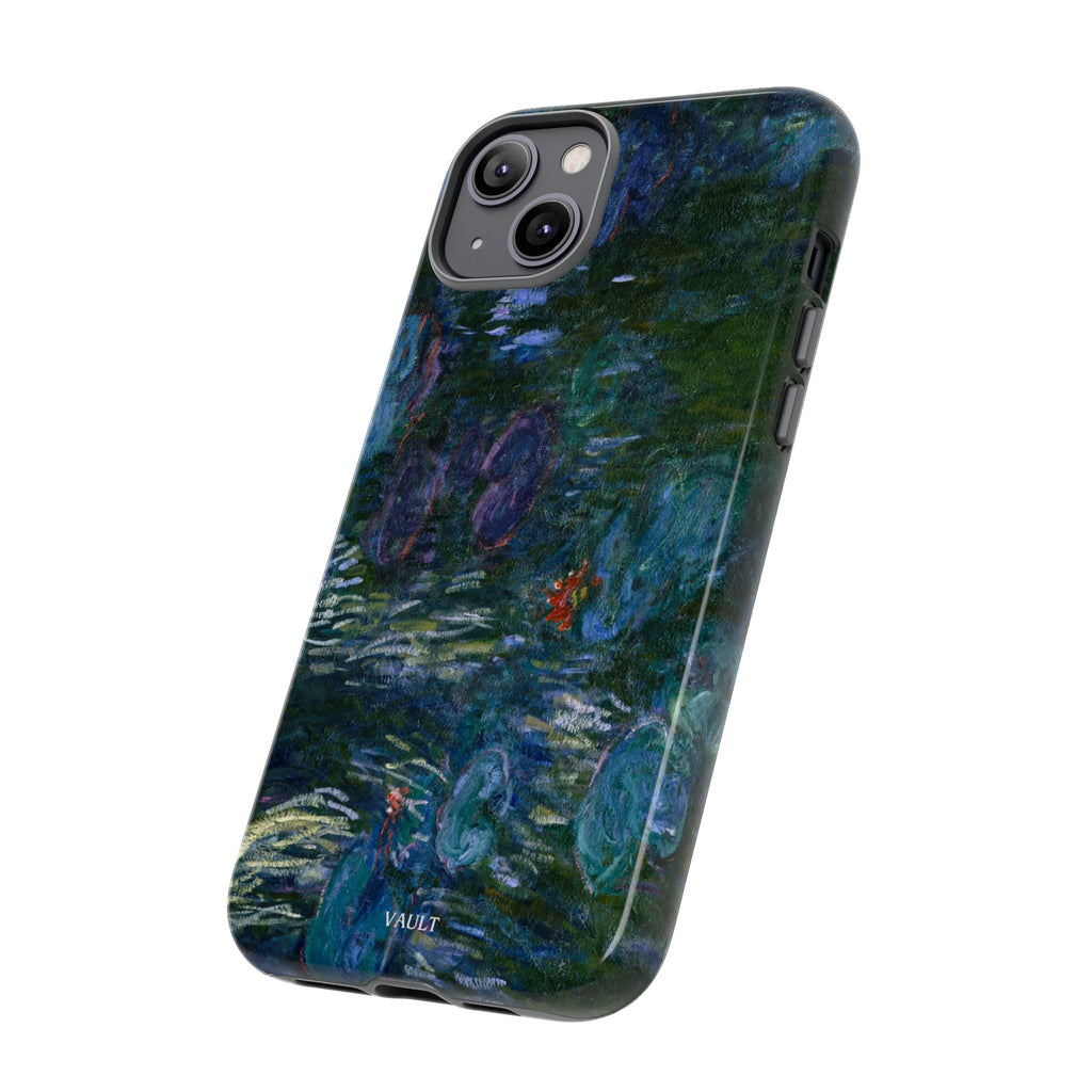 Water Lilies Tough Phone Case — Impressionist Art Protective Cover