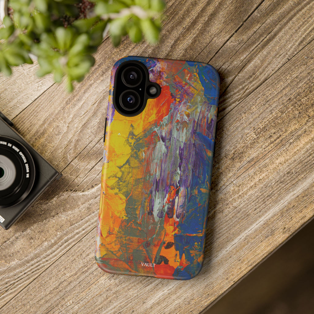 Abstract Color Splash Phone Case — Vibrant Artistic Protective Cover