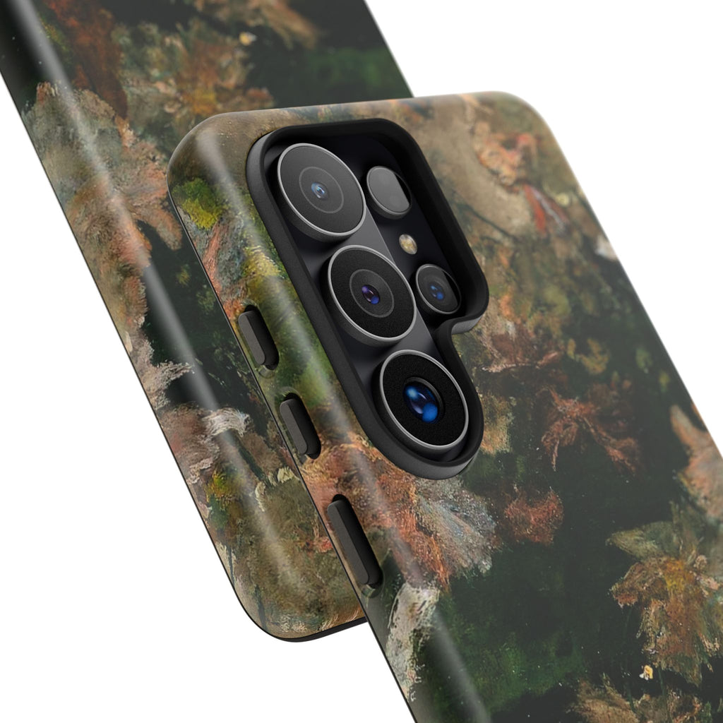 Floral Painterly Tough Phone Case — Vintage Autumn Leaves Phone Cover