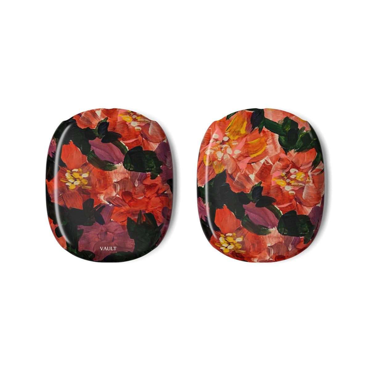 Floral Red Watercolor AirPod Max Cases