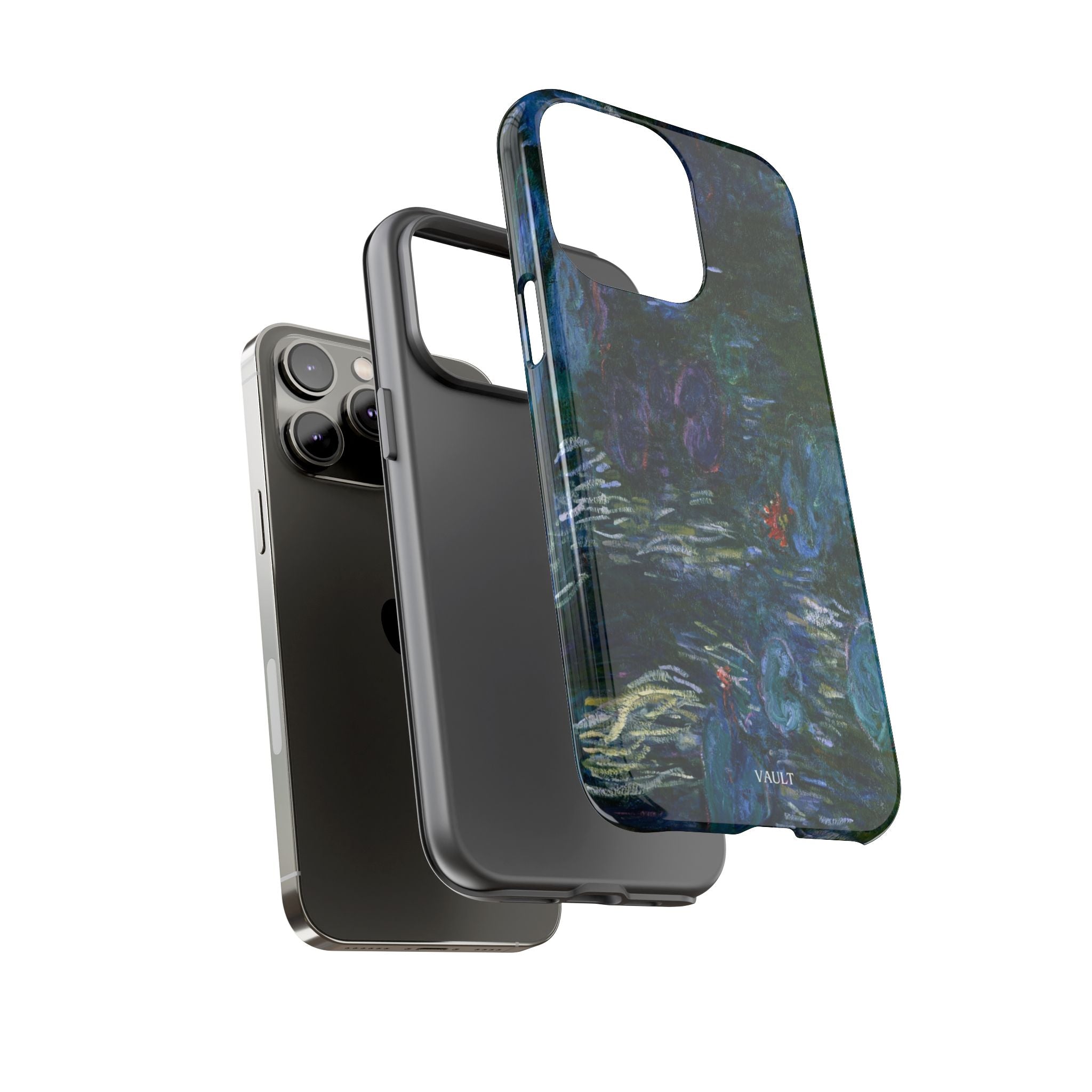 Water Lilies Tough Phone Case — Impressionist Art Protective Cover