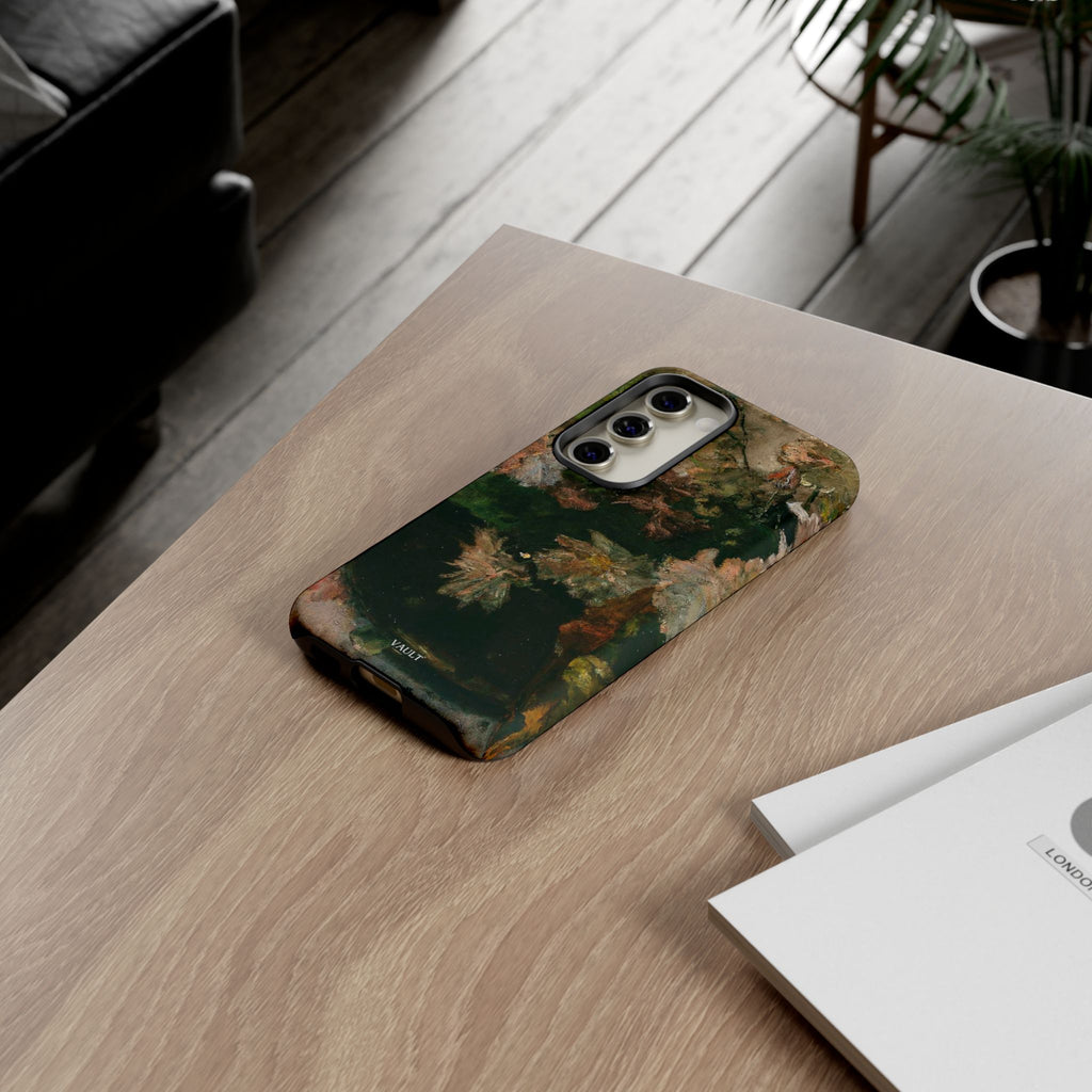 Floral Painterly Tough Phone Case — Vintage Autumn Leaves Phone Cover
