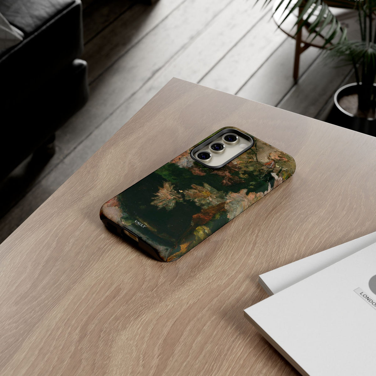 Floral Painterly Tough Phone Case — Vintage Autumn Leaves Phone Cover