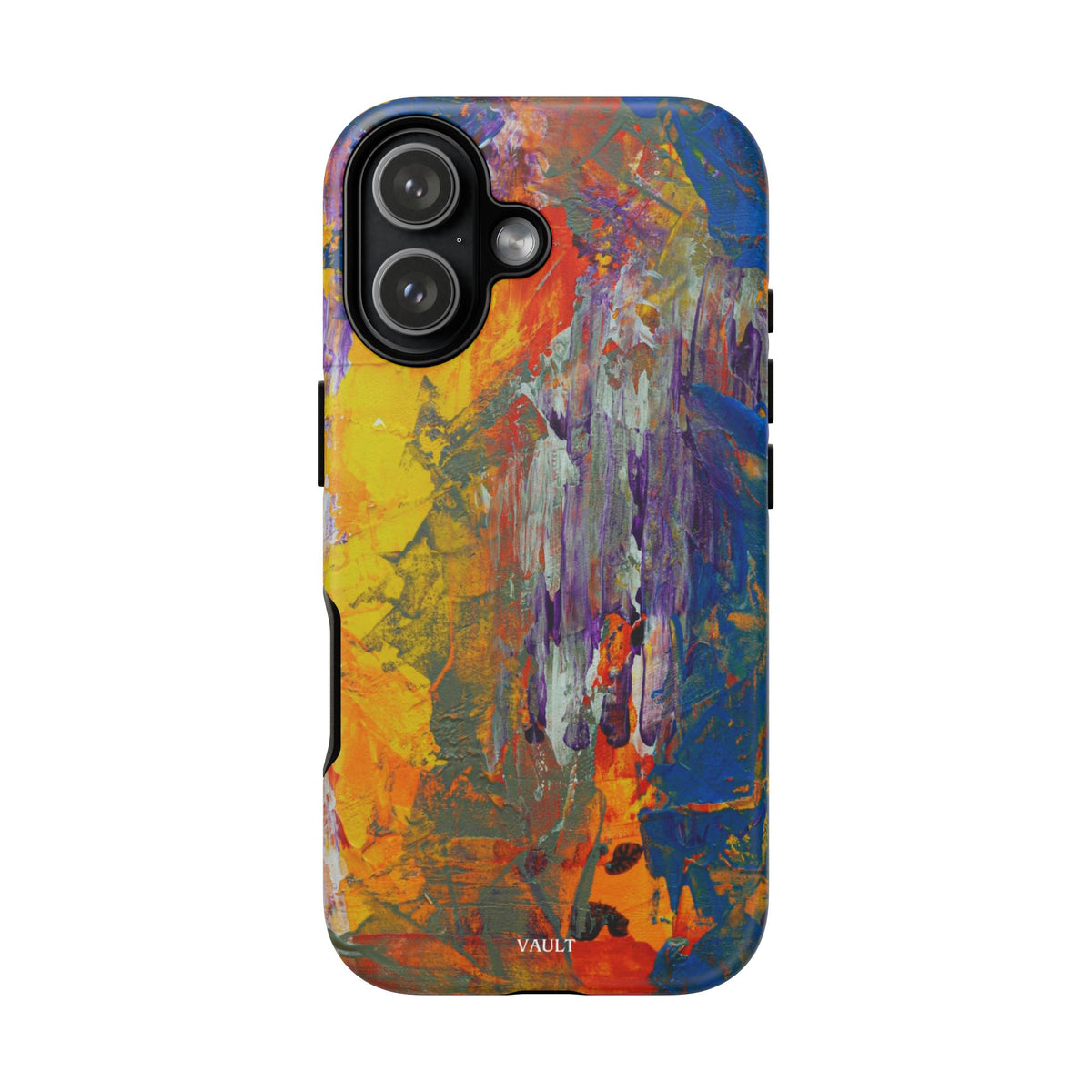 Abstract Color Splash Phone Case — Vibrant Artistic Protective Cover