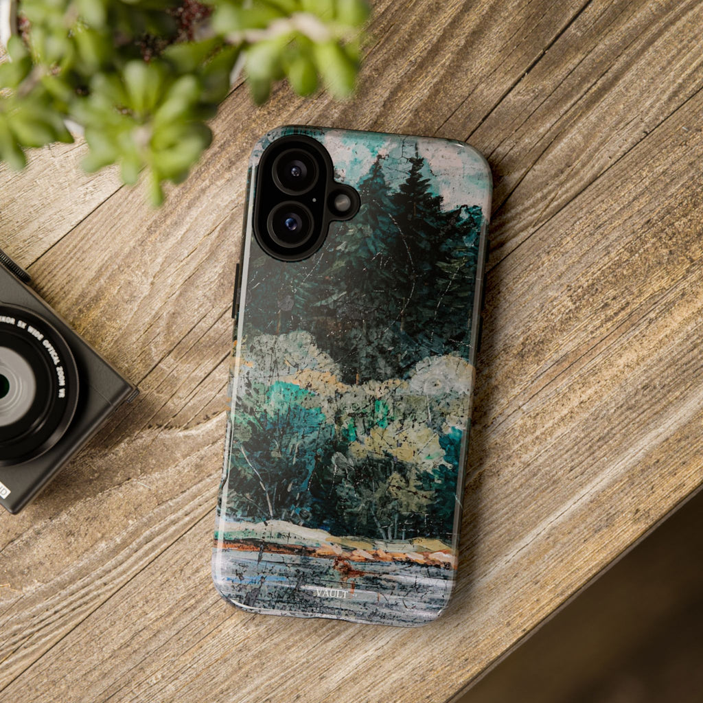 Phone Case - Moody Forest Landscape Protective Tough Case