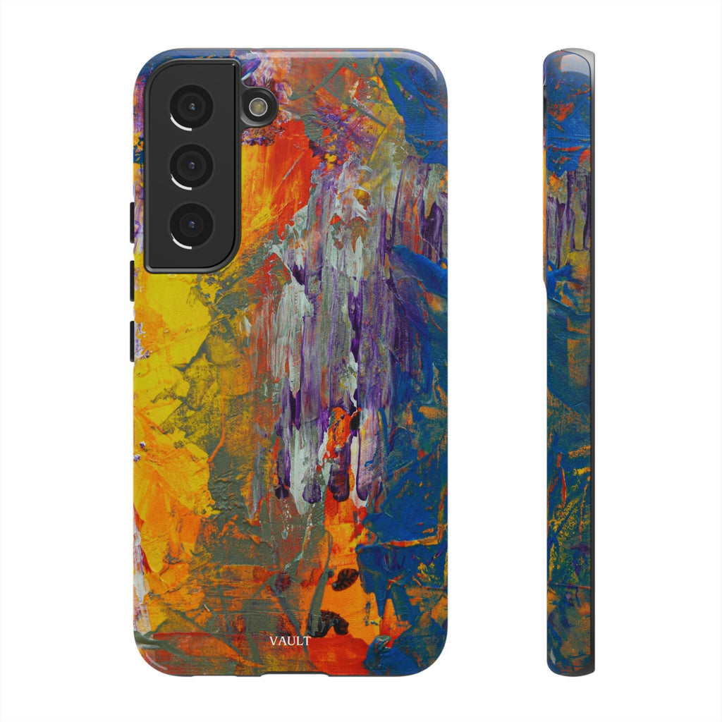 Abstract Color Splash Phone Case — Vibrant Artistic Protective Cover