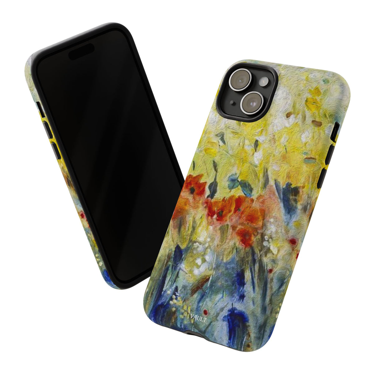 Floral Watercolor Phone Case — Yellow Garden Tough Cases