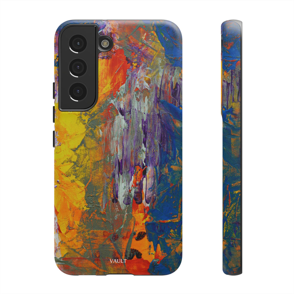 Abstract Color Splash Phone Case — Vibrant Artistic Protective Cover