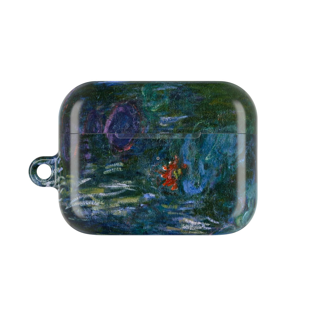 AirPods Case — Impressionist Water Lily Art Protective Cover