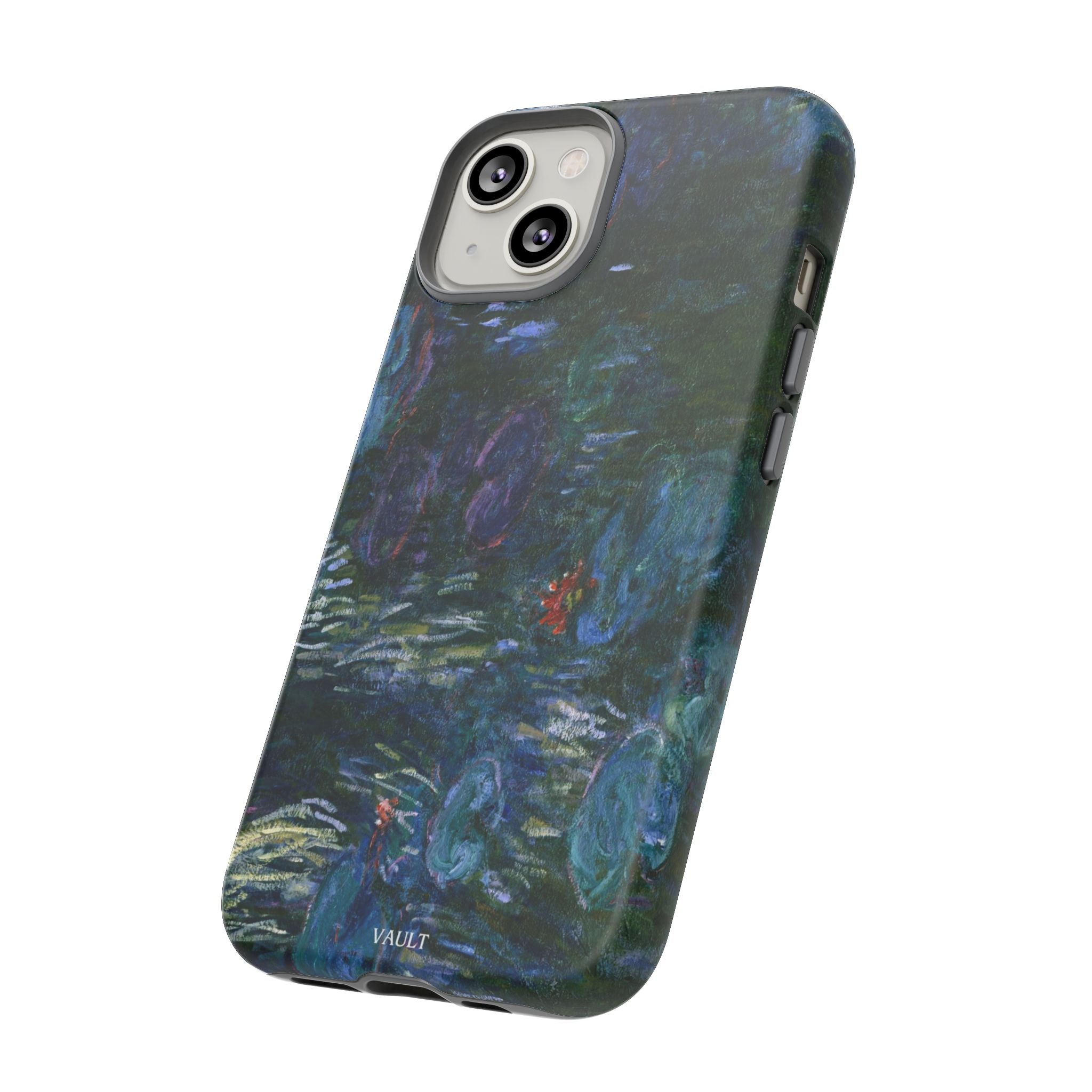 Water Lilies Tough Phone Case — Impressionist Art Protective Cover